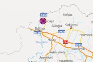 Edirne'de korkutan deprem