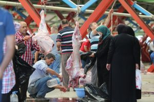 Bursa'da kurbanlıklar böyle kesildi