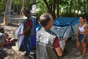 Orman yangınlarına karşı mangallar söndürüldü