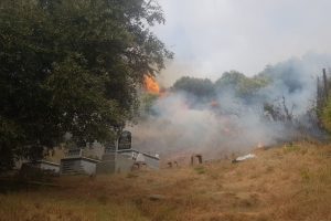Samanadağ'da çıkan yangın korkuttu