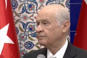 MHP lideri Bahçeli bayramlaşma töreninde konuştu