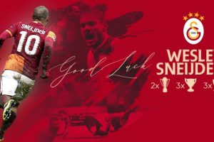Galatasaray'dan futbolu bırakan Wesley Sneijder'e teşekkür