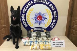 14 kilo 750 gram metamfetamin ele geçirildi