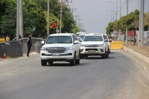 Türk askeri yetkililer, ABD'li heyetle görüşmek için Akçakale'de