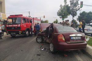 Aşırı hız kazaya yol açtı