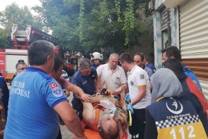 Bursa'da şeker hastası şahsın tansiyonu yükseldi, metrelerce yükseklikten aşağı düştü