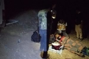 Kaçak mülteci taşıyan minibüs kaza yaptı!