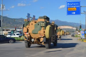 Suriye sınırına tank takviyesi