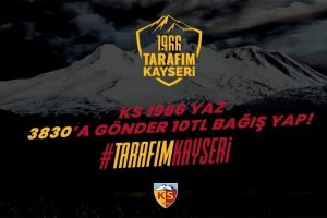 Kayserispor bağış kampanyası başlattı