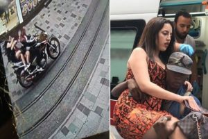 İstiklal Caddesi'nde motosikletiyle dehşet saçtı