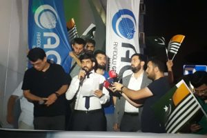 Hindistan Başkonsolosluğu önünde Keşmir protestosu