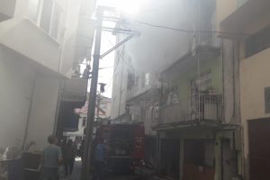 Bursa Gemlik'te korkutan yangın