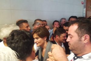 CHP İstanbul İl Başkanı Canan Kaftancıoğlu hakim karşısında