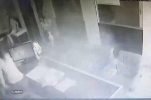 23 kişinin öldüğü fabrika patlaması kamerada