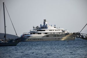 Dubai Şeyhi'nin lüks yatı Bodrum'da