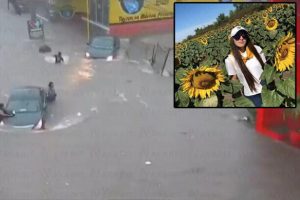 Sele kapılan genç kız, kanalizasyon çukurunda can verdi