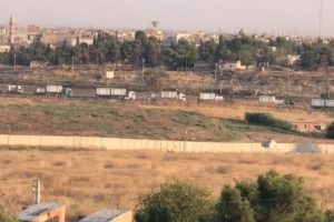ABD konvoyunun Suriye'deki hareketliliği görüntülendi