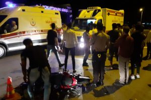 Otomobil ile çarpışan motosikletin sürücüsü öldü