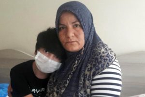 Oğluna bir kez daha hayat verdi