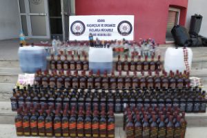 Adana'da sahte içki operasyonu