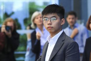 Hong Konglu aktivist Wong destek istedi