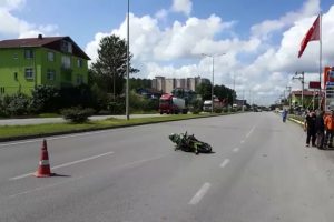 Motosikletin çarptığı yaya hayatını kaybetti