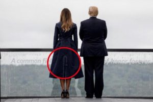 Melania Trump'ın 11 Eylül anma törenindeki kıyafetine eleştiri yağdı