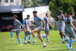 Trabzonspor'da Onazi ve Kamil Ahmet takımla çalıştı