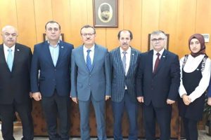 DATÜB heyeti Bursa Uludağ Üniversitesi Rektörü Kılavuz'a başarılar diledi