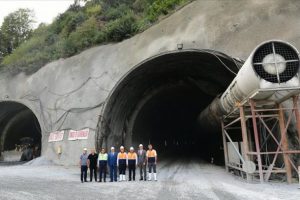 Yeni Zigana Tüneli'nin yüzde 61'i tamamlandı