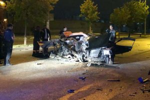 Ankara'da 'Drift' kovalamacası: 2 ölü, 1 yaralı