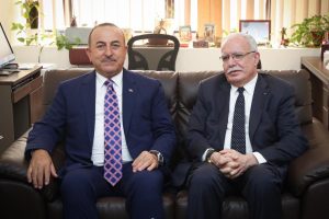 Bakan Çavuşoğlu Filistinli mevkidaşı Malki ile görüştü
