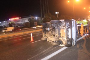 TEM Otoyolunda trafik kazası: 4 yaralı