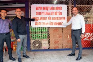 Veresiye defterini satın aldı