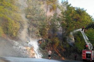 Muğla'da yangın! Müdahale ediliyor