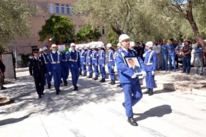 Nazillili astsubay son yolculuğuna uğurlandı