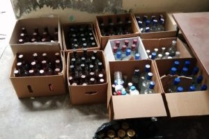 Gaziantep'te 258 şişe sahte içki ele geçirildi