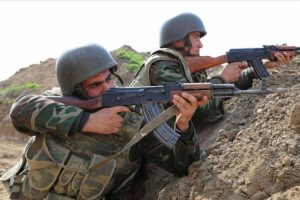 Azerbaycan-Ermenistan cephe hattında bir asker şehit oldu
