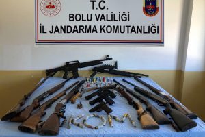 Bolu ve Karabük'te ruhsatsız silah operasyonu