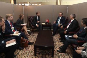 Mevlüt Çavuşoğlu'nun New York temasları
