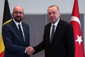 Erdoğan Belçika Başbakanı Michel'i kabul etti