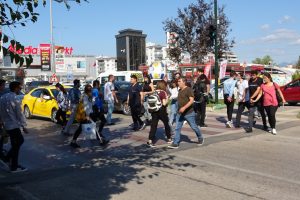Bursa'da yaya geçidinde dehşet anları kameraya böyle yansıdı