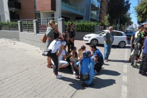 Bursa'da okul yolunda kaza: 2 yaralı
