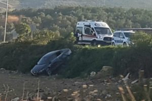 Bursa'da kaza ucuz atlatıldı