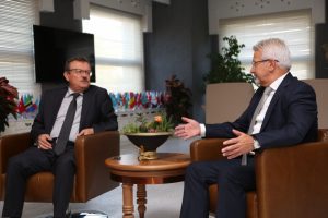 Bursa Uludağ Üniversitesi Rektörü Kılavuz'dan Nilüfer'e iade-i ziyaret