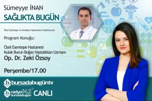 Sümeyye İnan ile Sağlıkta Bugün (Op. Dr. Zeki Özsoy)