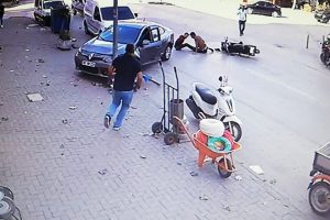 Bursa'daki kaza saniye saniye kamerada