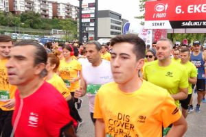 Bursa'da sağlık için koştular