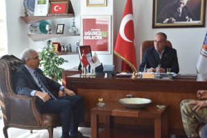 Bursa Gemlik protokolünden Serintürk'e geçmiş olsun ziyareti