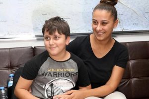 Kaçırılan oğluna aylar sonra kavuştu